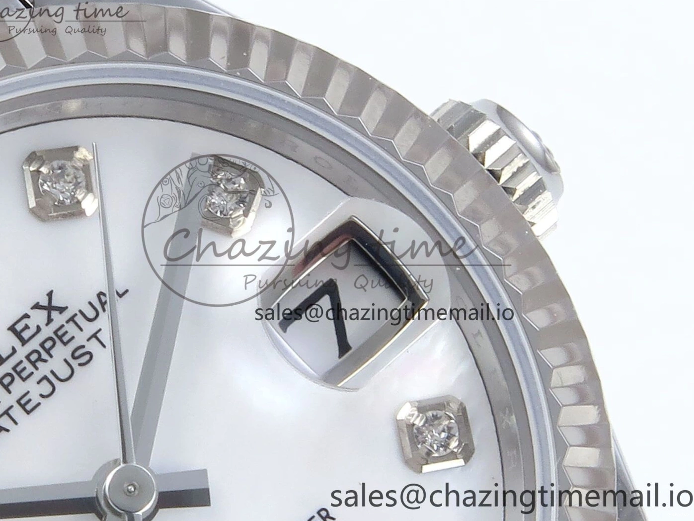 MOP 1:1 Diamonds 2688 904L SS ETA 278274 DateJust Edition Jubilee ARF Steel Dial Best on 31 Bracelet White 0413